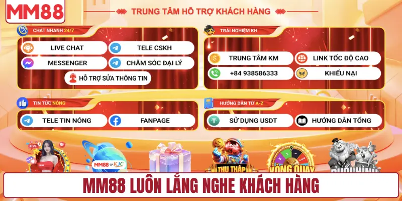 MM88 luôn lắng nghe khách hàng